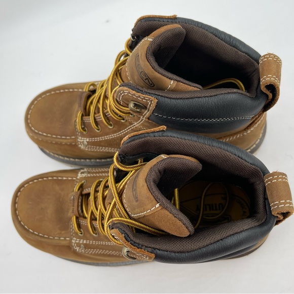 NIB! Keen Men’s Cincinnati 6” Brown Waterproof Carbon-Fiber Toe Work Boot - SZ 9 - Picture 6 of 12